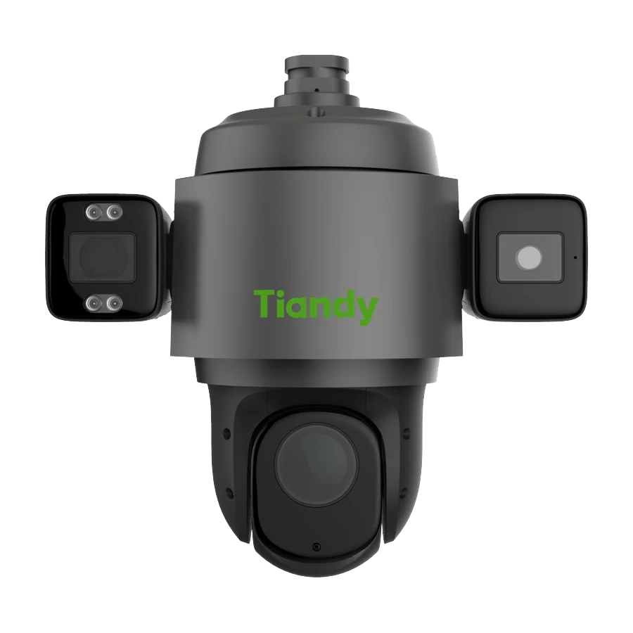 Tiandy TC-A35555 двухмодульная PTZ-камера, обзорный модуль 5 Мп + поворотный 5 Мп с зумом 6x, Color Maker