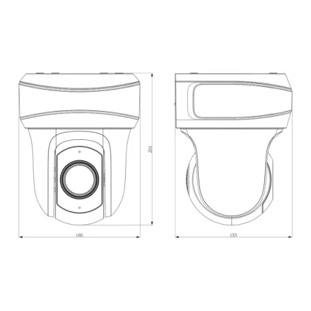 Tiandy TC-H354S PTZ-камера, 5 Мп, 33x, подсветка: ИК