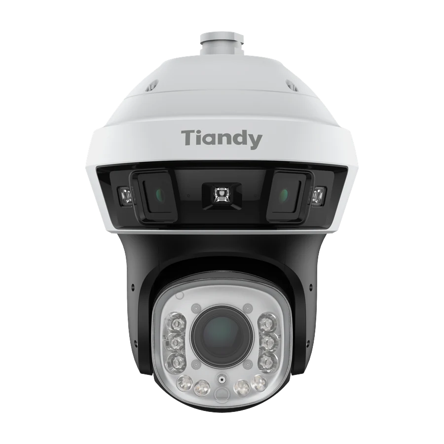 Tiandy TC-H366V панорамная PTZ-камера, обзорный модуль 6 Мп + поворотный 4 Мп с зумом 25x, Polar Day