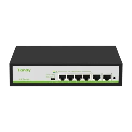 TIANDY TC-P3S06 Spec:H/0402/AT/60 коммутатор 4 порта 4GE+2SFP