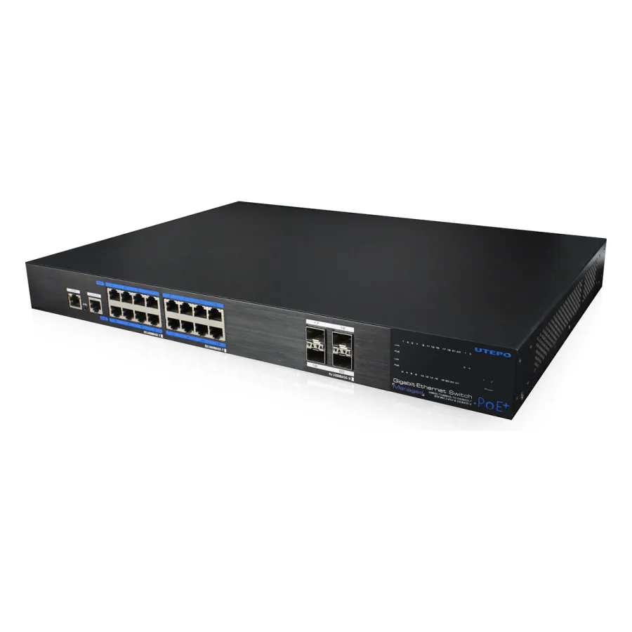 UTEPO UTP7516GE-POE-4GF Коммутатор 16-портовый управляемый PoE