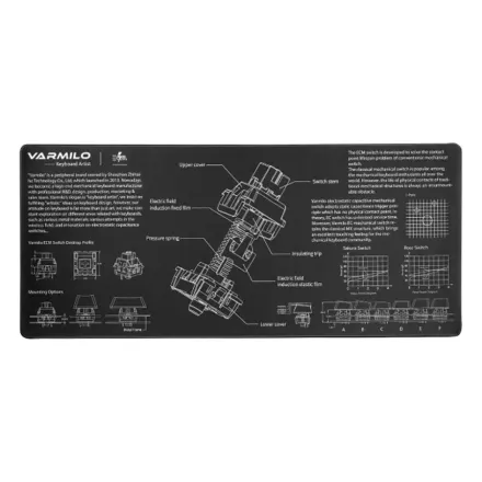 Коврик для компьютерной мыши Varmilo EC Switch XL ZDB005-01