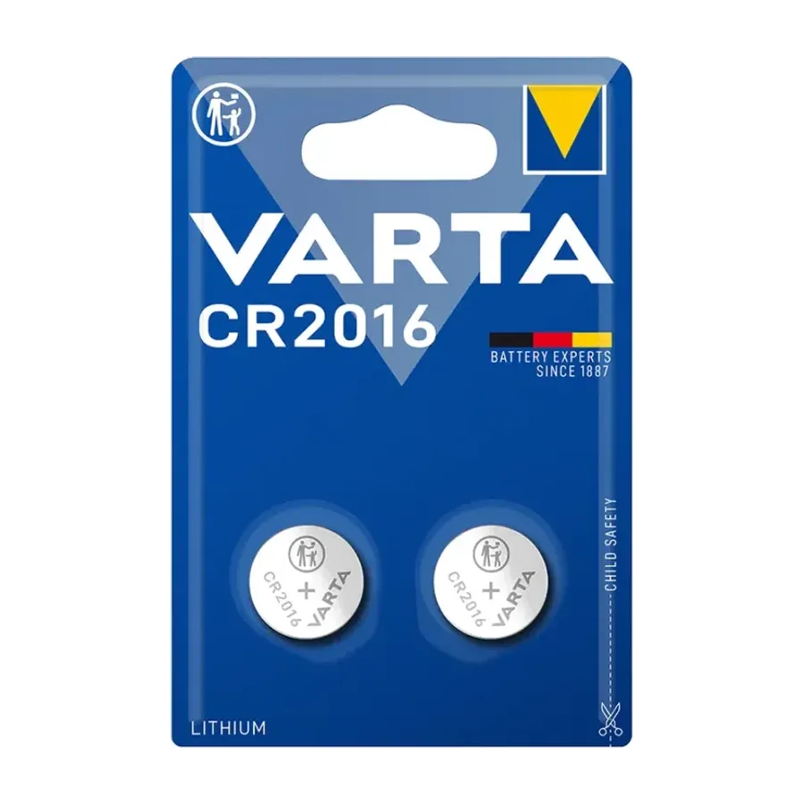 Батарейка VARTA Lithium CR2016 3V 2 шт. в блистере