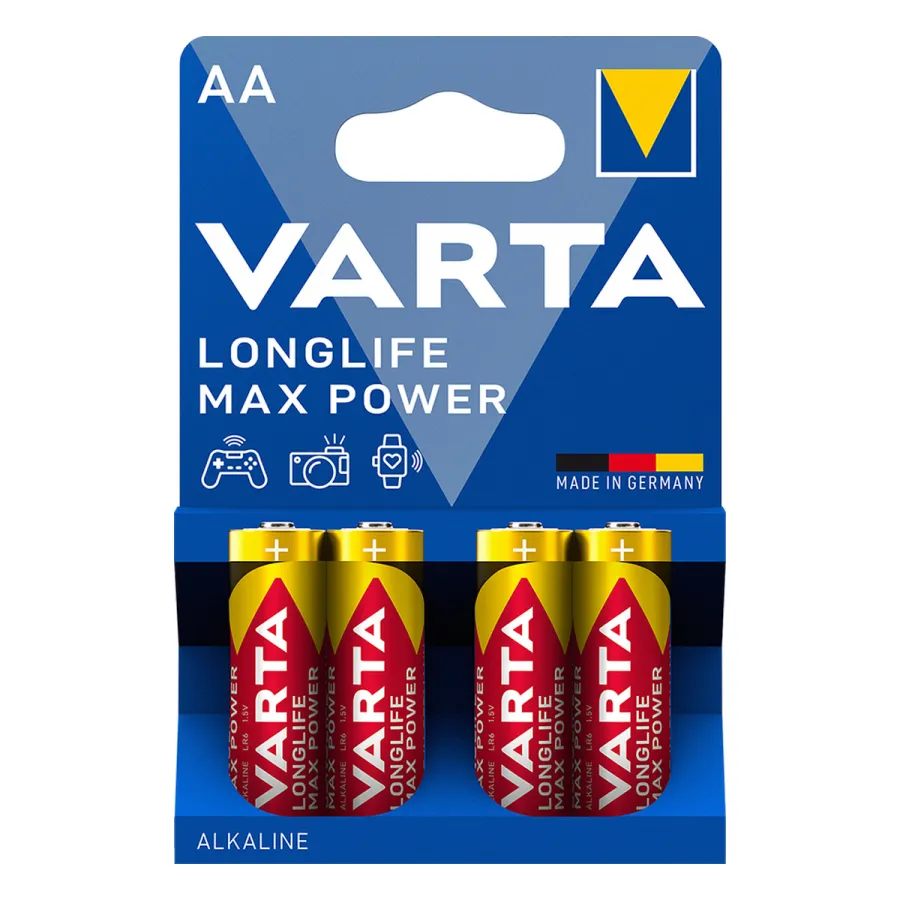 Varta Longlife Power Max Mignon — аккумуляторлар