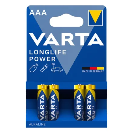 Батарейка VARTA Longlife Power Micro 1.5V - LR03/ AAA (4 шт)