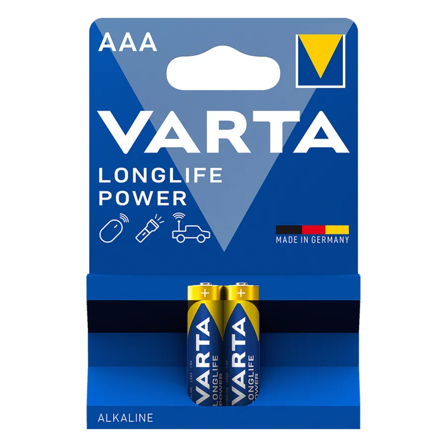 Батарейка VARTA Longlife Power Micro 1.5V - LR03/AAA (2 шт)