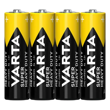 Батарейка VARTA Superlife (Super Heavy Duty) Mignon 1.5V - R6P/AA 4 шт в пленке