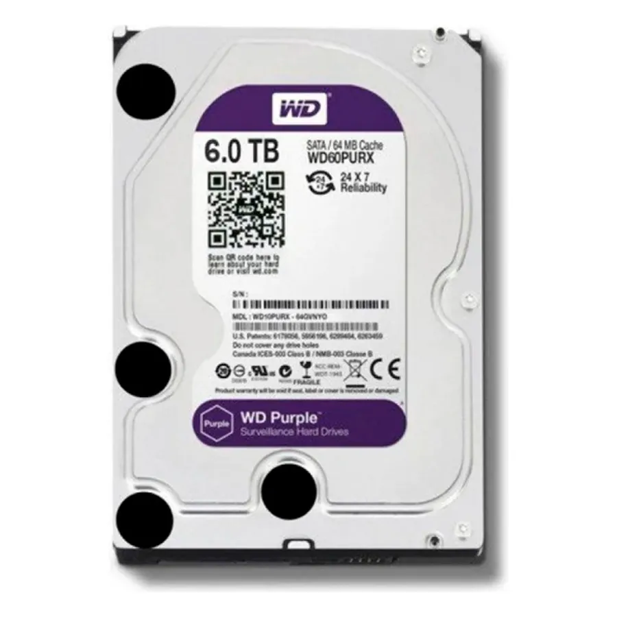 WD63PURU Жесткий диск 6000ГБ WD Purple