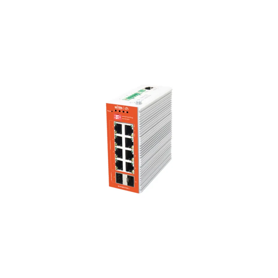 Wi-Tek WI-PCMS310GF-I Промышленный 8-портовый управляемый коммутатор PoE