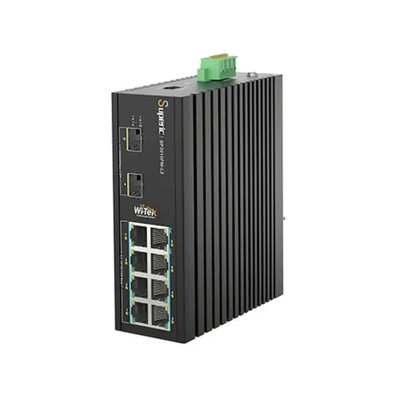 Wi-Tek SP3010FM-L2 Промышленный 8-портовый управляемый коммутатор PoE