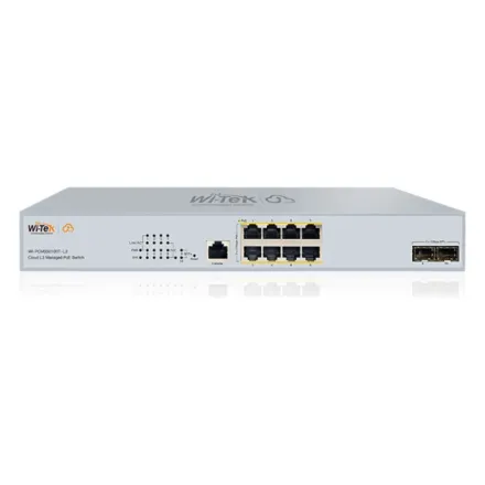Wi-Tek WI-PCMS5010BT-L3 Промышленный 8-портовый управляемый коммутатор PoE