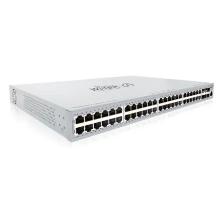 Wi-Tek WI-PCMS554FP-L3 Промышленный 48-портовый управляемый коммутатор PoE