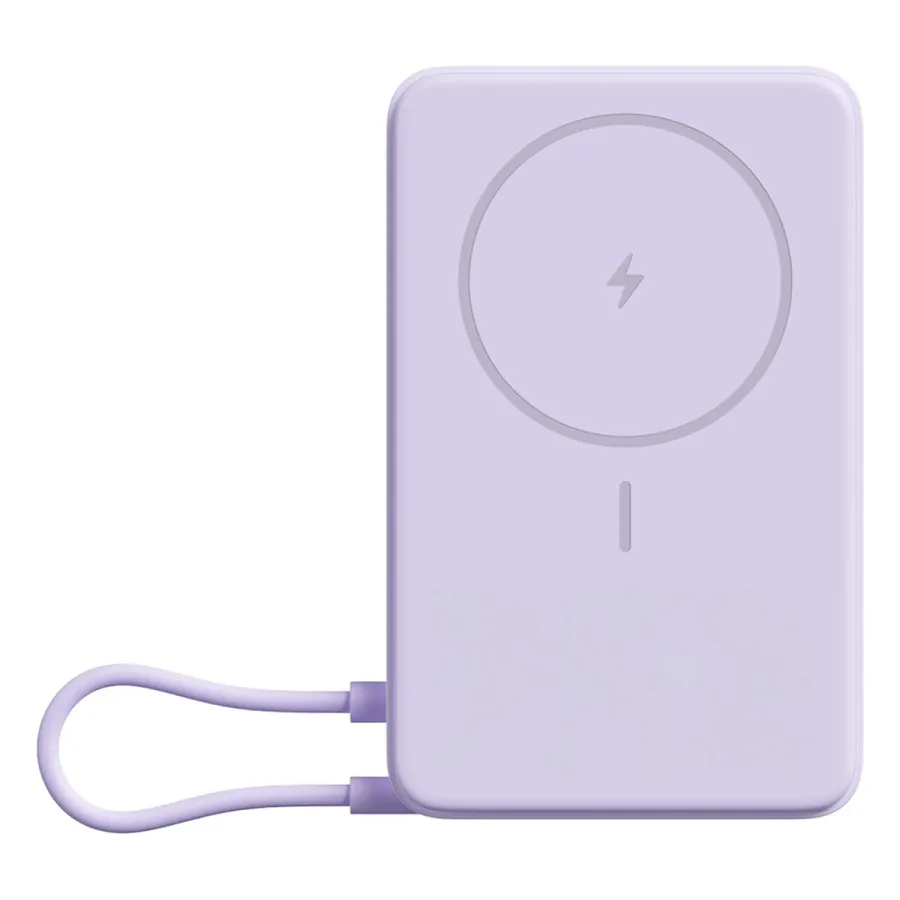 Портативный внешний аккумулятор Xiaomi Magnetic Power Bank 10000 with Built-in Stand Purple