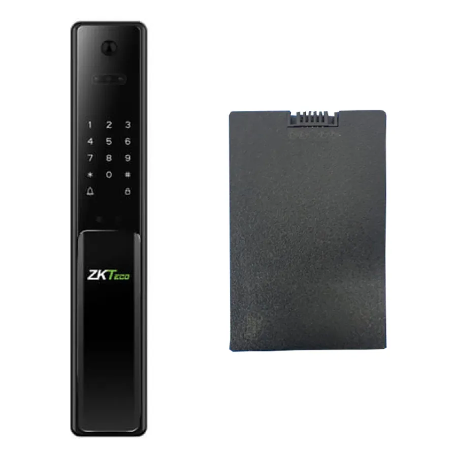 ZKTeco HBL400 Электронный биометрический замок Face/Touch ID и Wi-Fi + сменный аккумулятор