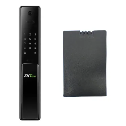 ZKTeco HBL400 Электронный биометрический замок Face/Touch ID и Wi-Fi + сменный аккумулятор