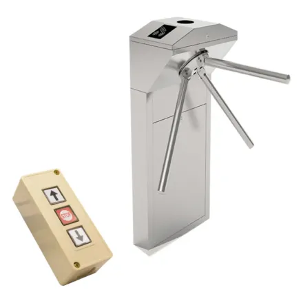 ZKTeco TS1000 Pro Турникет-трипод с автоматической антипаникой + TPB-03 Пульт управления