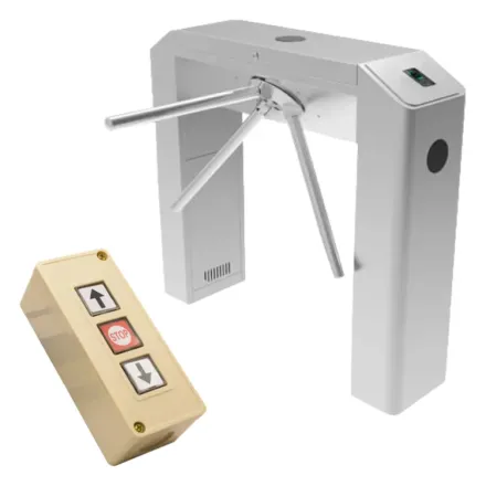 ZKTeco TS2000 Pro Тумбовый турникет-трипод с автоматическими планками Антипаника + TPB-03 Пульт управления
